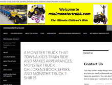 Tablet Screenshot of minimonstertruck.com